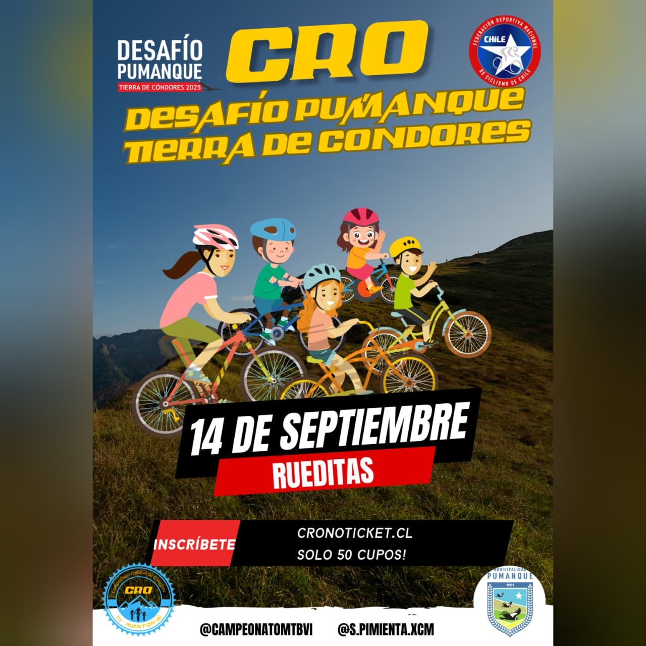 "RUEDITAS" Desafío Pumanque CRO 2025